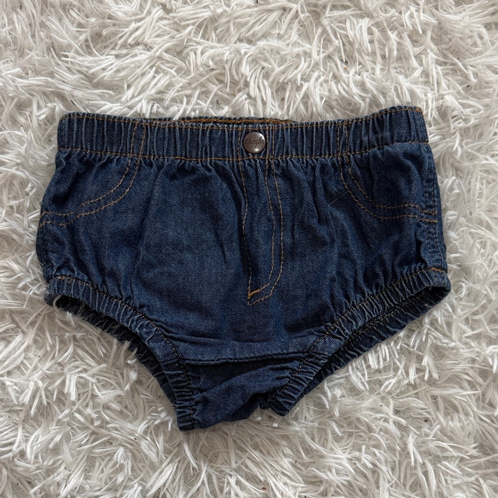 Wrangler Denim Blue Baby Bloomers